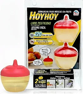 6 Armadilhas C/ Atrativo Para Moscas Das Frutas Nas Cozinha