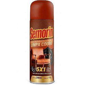 Limpa Couro 5x1 Semorin Perfuma, Hidratação E Proteção 200ml