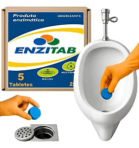 Enzitab P/ Caixa Acoplada, Vaso, Mictório E Ralo 5 Tabl 250g