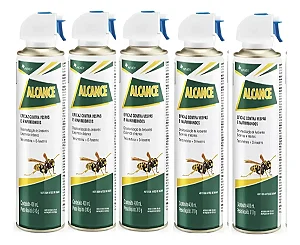 Kit 5 Alcance Contra Vespas E Marimbondos 400ml Labgard