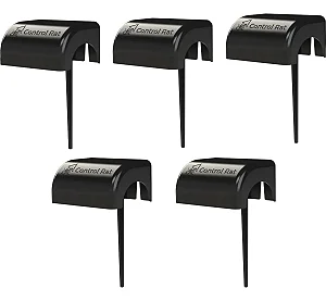 Kit 5 Porta Iscas Estacas Para Controle De Ratos Ratazana No Jardim