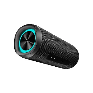 Caixa De Som Qcy Sp7 Portátil Bluetooth 5.4 40w RGB Ipx7 - Preto