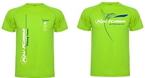 Camiseta de Pesca Esportiva Fluorescente Unisex Manga Curta