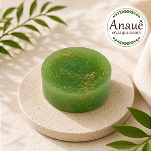 Sabonete Artesanal de Capim Limão com Bucha Vegetal
