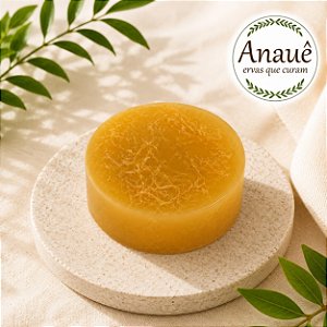 Sabonete Artesanal de Camomila com Bucha Vegetal