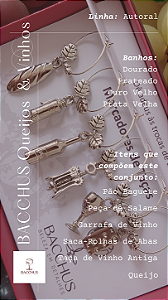 Marcadores de Taças QUEIJOS & VINHOS - Metal