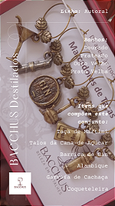 Marcadores de Taças DESTILADOS - Metal