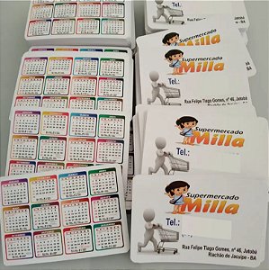 Calendário de Bolso 2024 - 250g Uv Total Frente