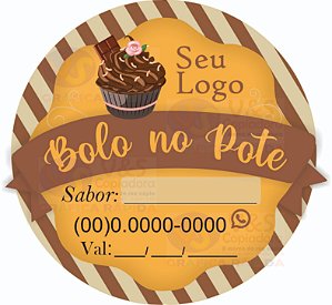 Adesivos Redondos de Papel Tamanho 5x5cm 4x0 (MEIO CORTE)