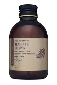 OLEO VEGETAL CARREADOR 120ML BASIC SEMENTE  DE UVA - VIA AROMA