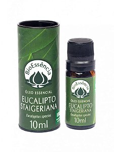 ÓLEO ESSENCIAL DE EUCALIPTO STAIGERIANA 10ML - BIOESSÊNCIA  VAL. 01/25