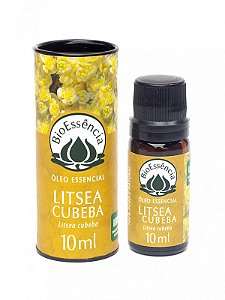 ÓLEO  ESSENCIAL DE LITSEA CUBEBA 10ML -  BIOESSÊNCIA   VAL.  11/24