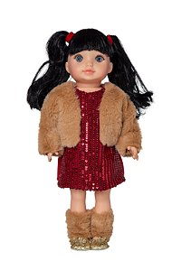Boneca Lanna (cabelo preto)