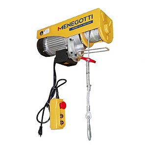 GUINCHO DE COLUNA PRIME 500/1000KG 12/6MT MOTOR PROF. MENEGOTTI