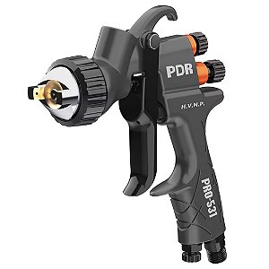 PISTOLA PINTURA GRAV. HVMP B. 1,2MM 600ML COPO PRETO PDR