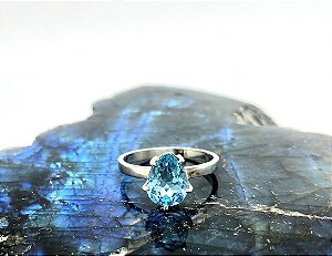 Anel gota blue