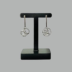 Brinco cubo cristal mais elegante