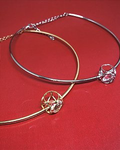 Gargantilha cubo cristal