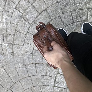 Bolsa de couro Vitória pequena