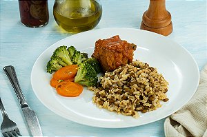 Strogonoff de Frango e Arroz com Cenoura da BoituVeggie Kids