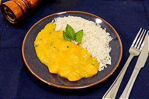 Bobó de Camarão com Arroz Branco