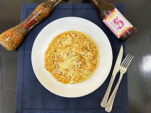 Pizza de Frango com Massa de Batata Doce