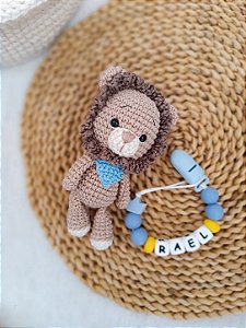 Kit Mini Amigurumi Leãozinho