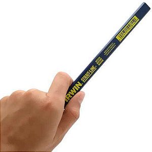 Lápis Carpinteiro Azul Strait Line Profissional Irwin