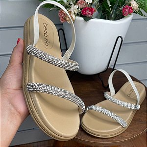 Papete Strass Beira Rio Conforto