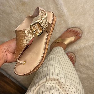 Sandália Rasteira Confort