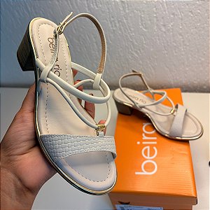 Sandália Feminina Salto Bloco Baixo Beira Rio