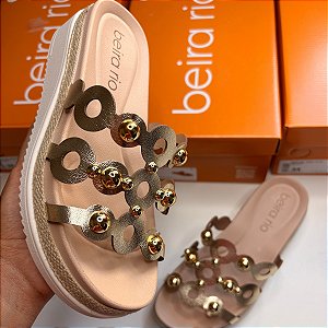 Tamanco Anabela Beira Rio Rebite