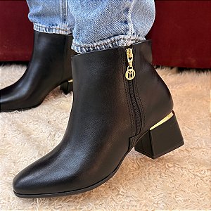 Bota Feminina Modare Ultra Conforto Cano Curto Salto Grosso