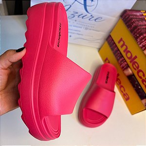 Chinelo Plataforma Moleca Feminino Slide Leve EVA Macio