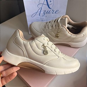 Tênis Modare Plataforma Charm Dourado