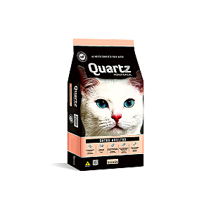 Ração Quartz para Gatos Adulto Sem Corantes 15Kg - Sabor Salmão