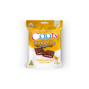 Nuggets Caats para Gatos, 40g - Sabor Frango