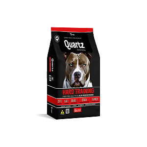 Ração Quartz Hard Training Cães Adultos 15Kg - Carne, Frango e Batata-Doce
