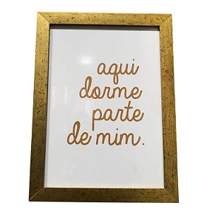 Quadro Madeira Frases