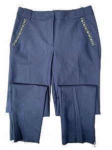 Calça Alcaçuz Azul Marinho Com Brilhos No Bolso