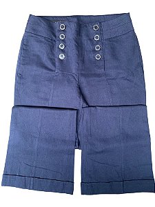 Calça Cori Azul Marinho Pantalona