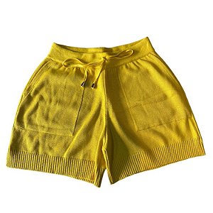 Shorts Tricot Mostarda