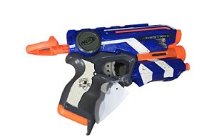 Arma nerf strike colete pulseira 30 dardos brinquedo