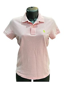 Camiseta Polo Rosa
