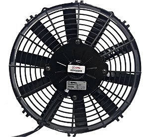 ELETROVENTILADOR SPAL 11" VA09-BP50/C-27A 24V ASPIRANTE PB 6.500h