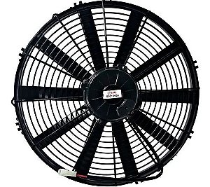 ELETROVENTILADOR SPAL 15" VA18-AP70/LL-86S 12V SOPRANTE PB 10.000h