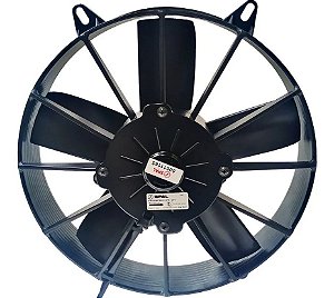 ELETROVENTILADOR SPAL 11" VA03-BP50/C-37S 24V SOPRANTE 5 PAS 6.500h