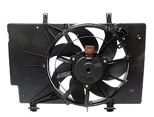 ELETROVENTILADOR GMV PARA RADIADOR FORD ECOSPORT 2013>2018 / FIESTA 2011>2018 / KA 2014>2018 COM AR CONDICIONADO