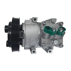 COMPRESSOR HS15 FORD ECOSPORT - FIESTA 1.0 - 1.6 8V FLEX 6PK 2006>2014 FIXAÇÕES 3 PASSANTES VALEO 812618
