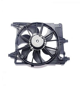 ELETROVENTILADOR GMV RENAULT LOGAN - SANDERO 2008 ATÉ 2012 COM AR 8200702959